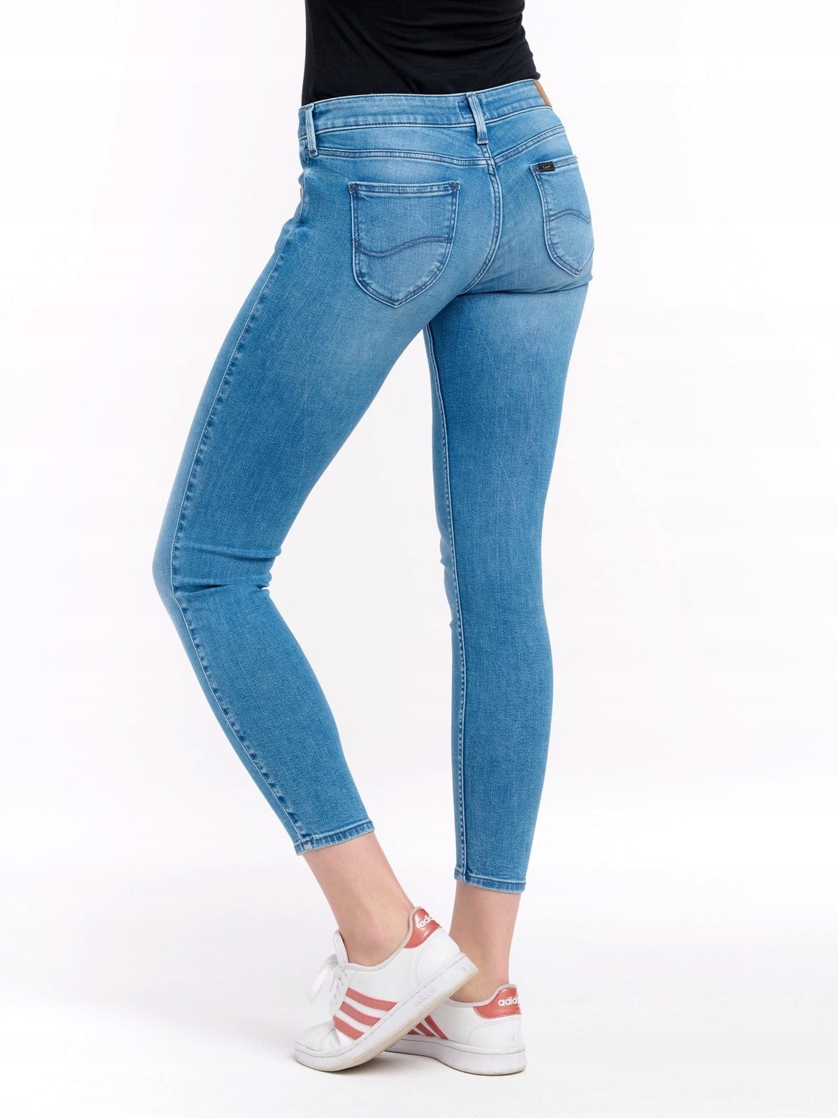 Dámské úzké nohavice kalhoty Lee Scarlett Flash Blue L526RJZB 26/33