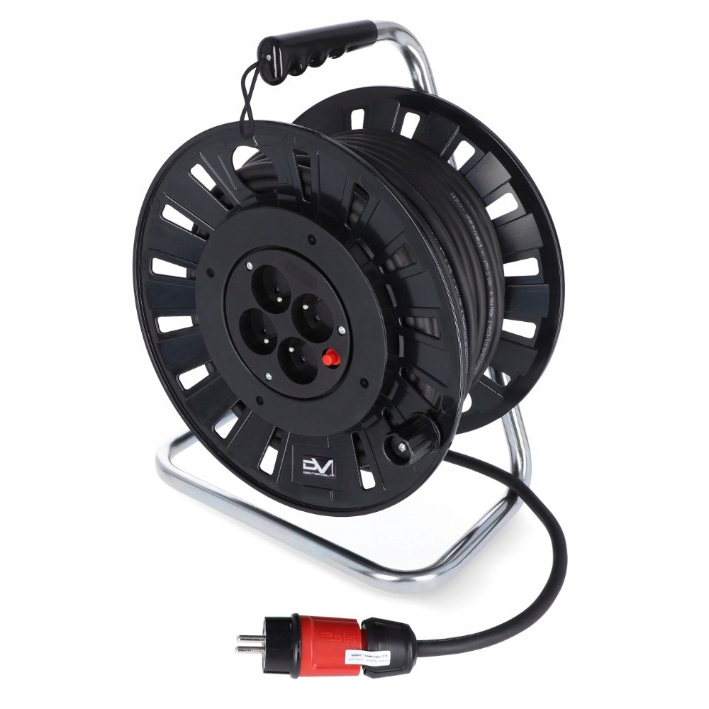 Predlžovací Kábel Bubnový Na Zvinovačke 25M 4x230V/16A Gumový Kábel 3x2,5MM2