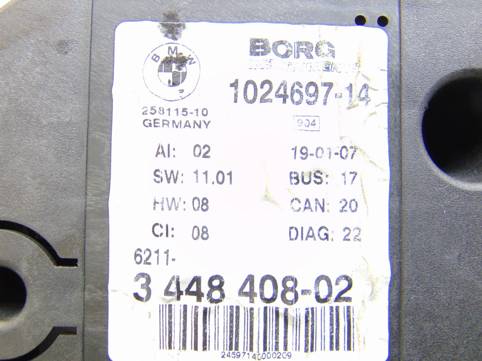 dials dials BMW X3 E83 3.0D 306D5 3448408