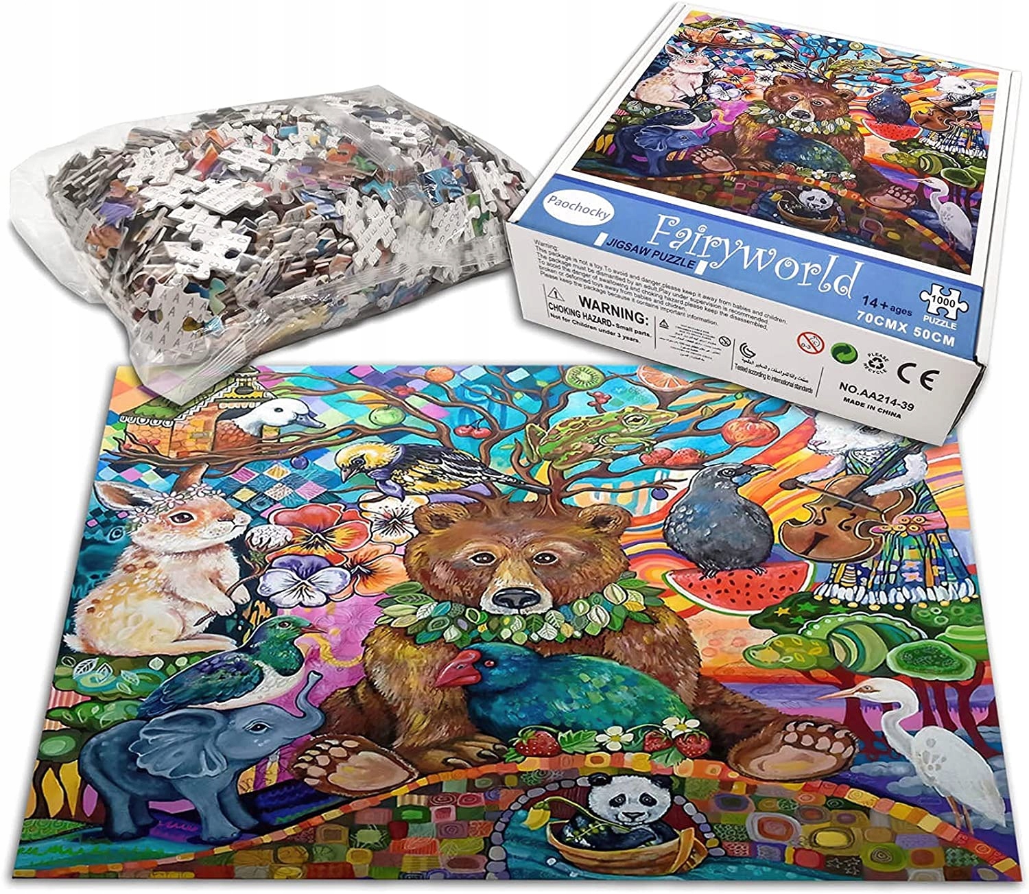 

Puzzle Zwierzęta Fantasy Las Fairyworld 1000el
