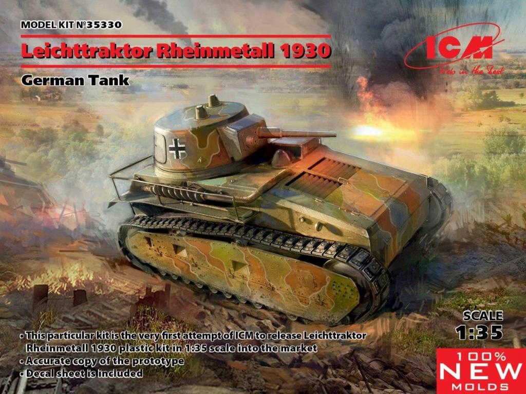 Leichttraktor Rheinmetall 1930 German Tank 1:35
