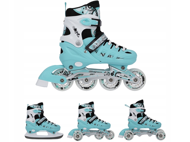 Łyżworolki Nils Extreme NH10905 4w1 (rozmiar 39-42)