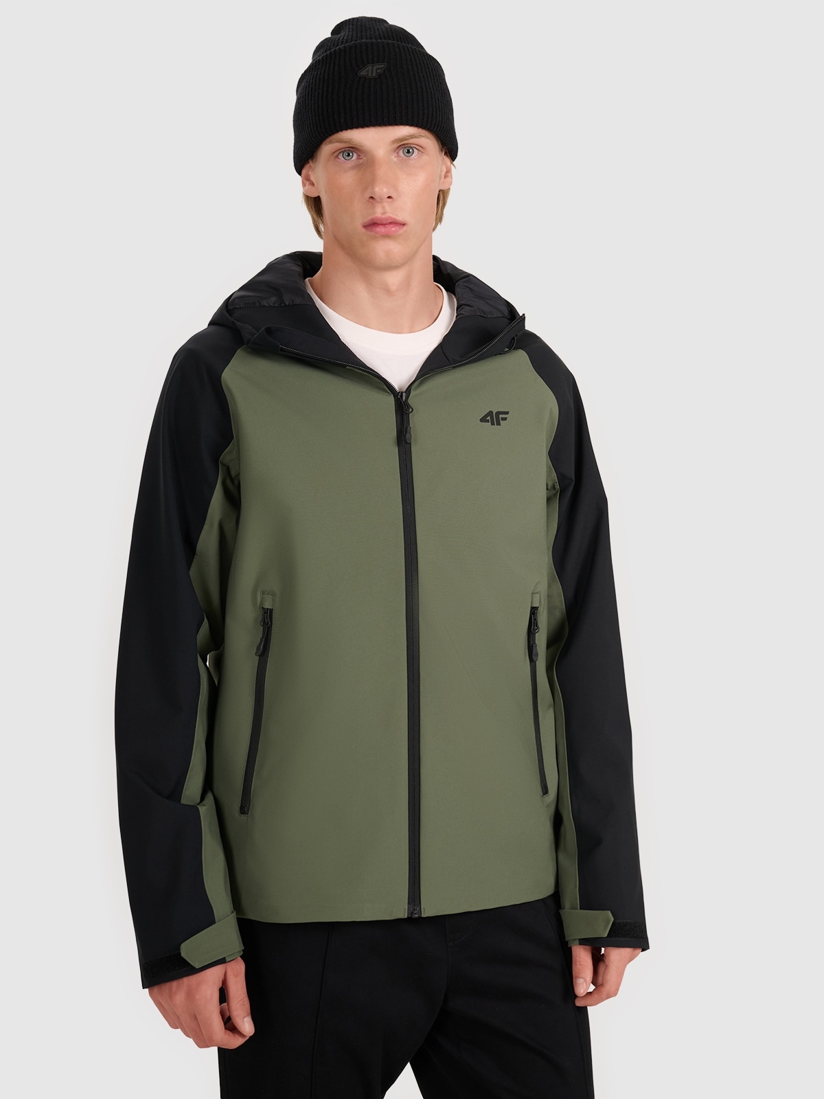 4F Pánská treková bunda Černá S