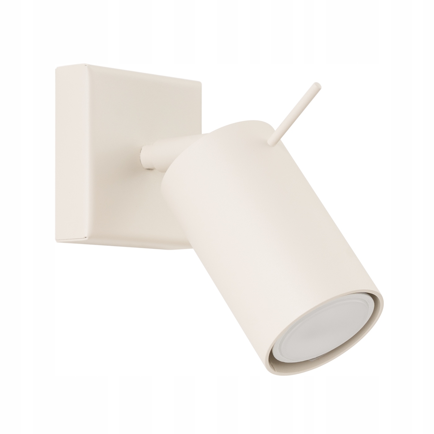 Kinkiet Ring beżowy nowoczesny lampa ścienna jednopunktowa do korytarza