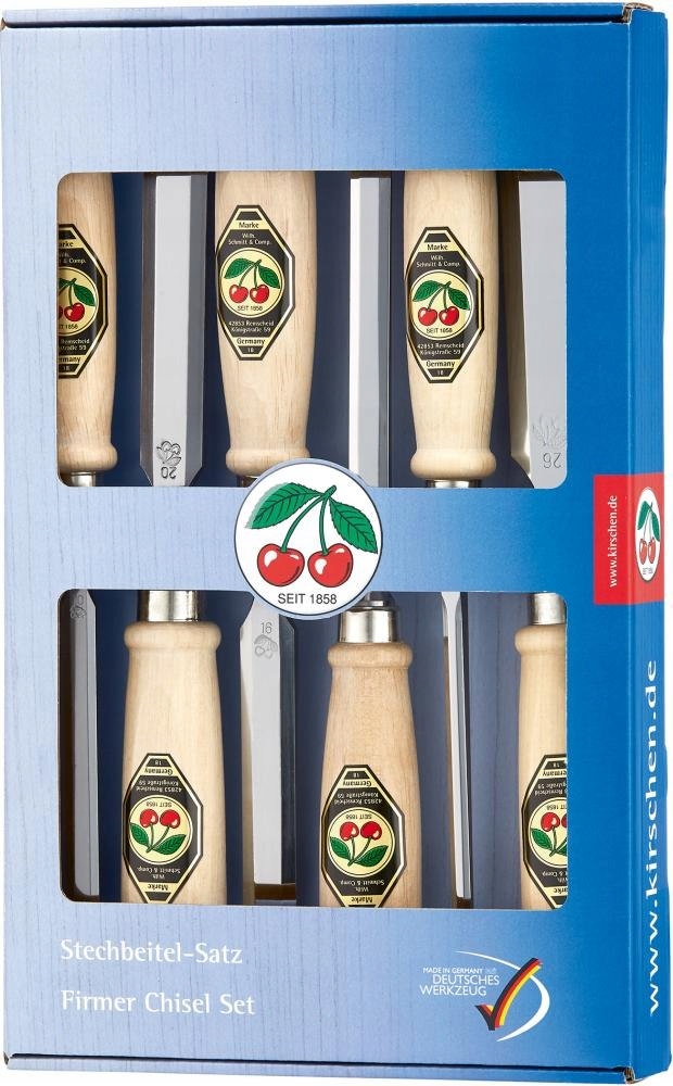 kirschen> Sada Plochých Dlát 6 Ks V Krabičce