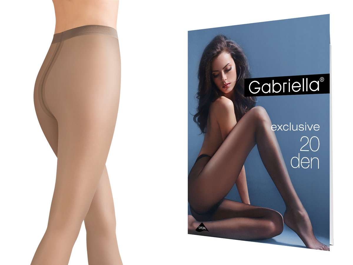 

Rajstopy Gabriella Exclusive 20 den Muscade roz. 2