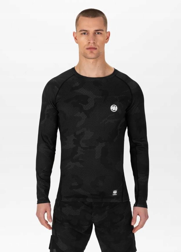 Pit Bull Pitbull Koszulka Męska Rashguard Longsleeve Net Camo II XL