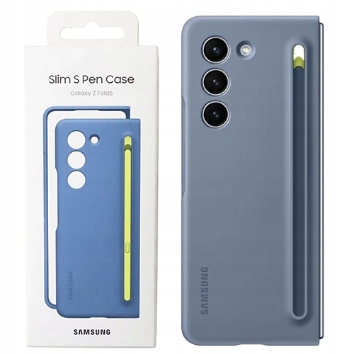 Originální Pouzdro Pro Samsung Galaxy Z FOLD5 Slim S Pen Pouzdro Modré