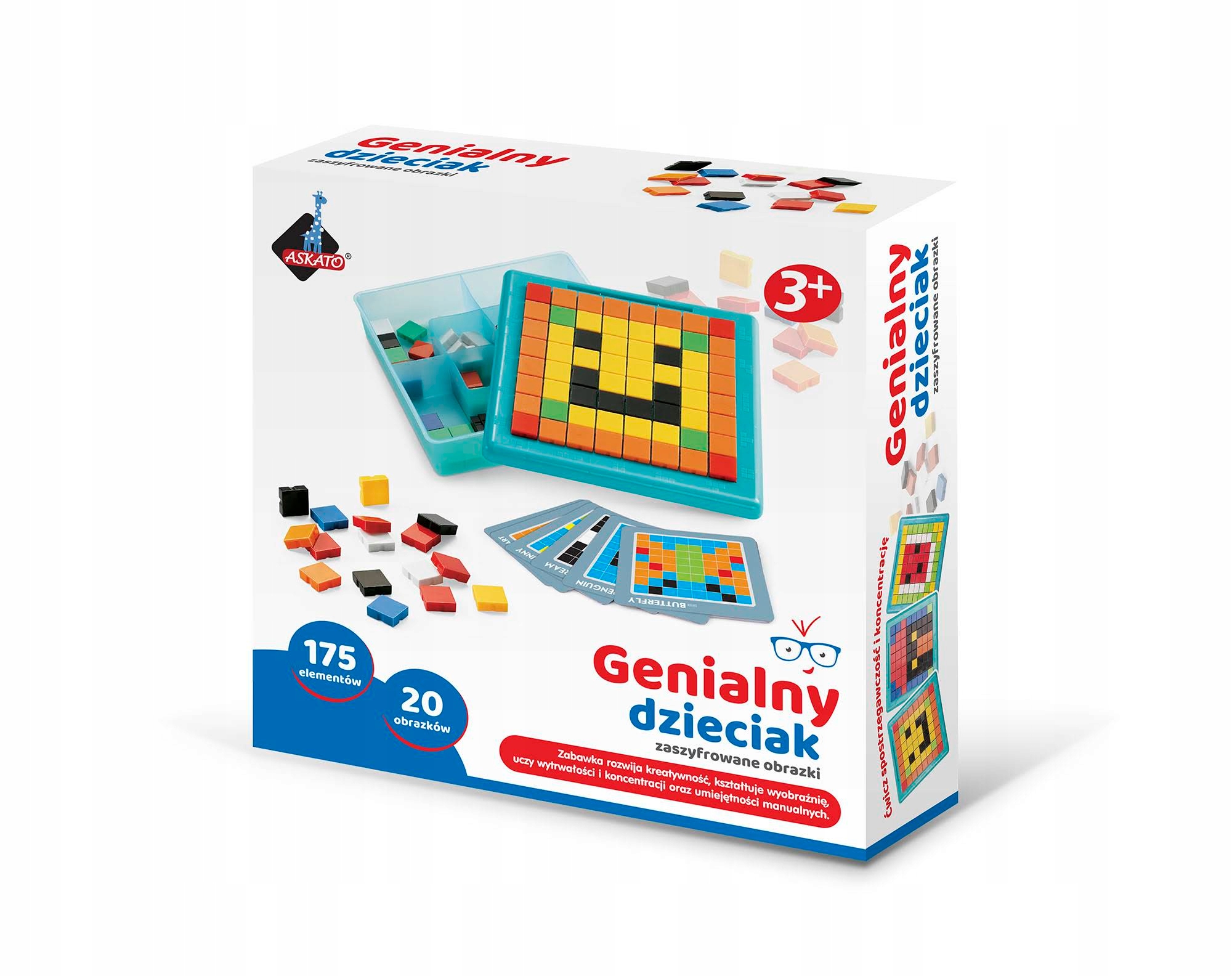 GENIALNY DZIECIAK GRA ZASZYFROWANE OBRAZKI ASKATO Nazwa ZASZYFROWANE OBRAZKI