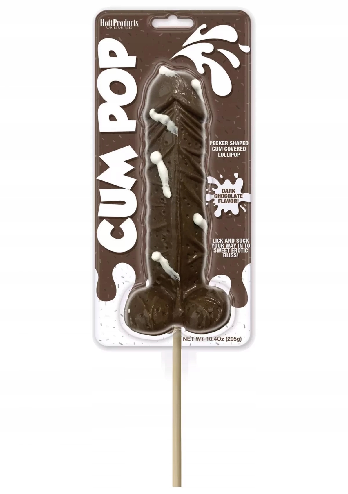 Chocolate Flavoured Cum Pops Black lizak czekoladowy