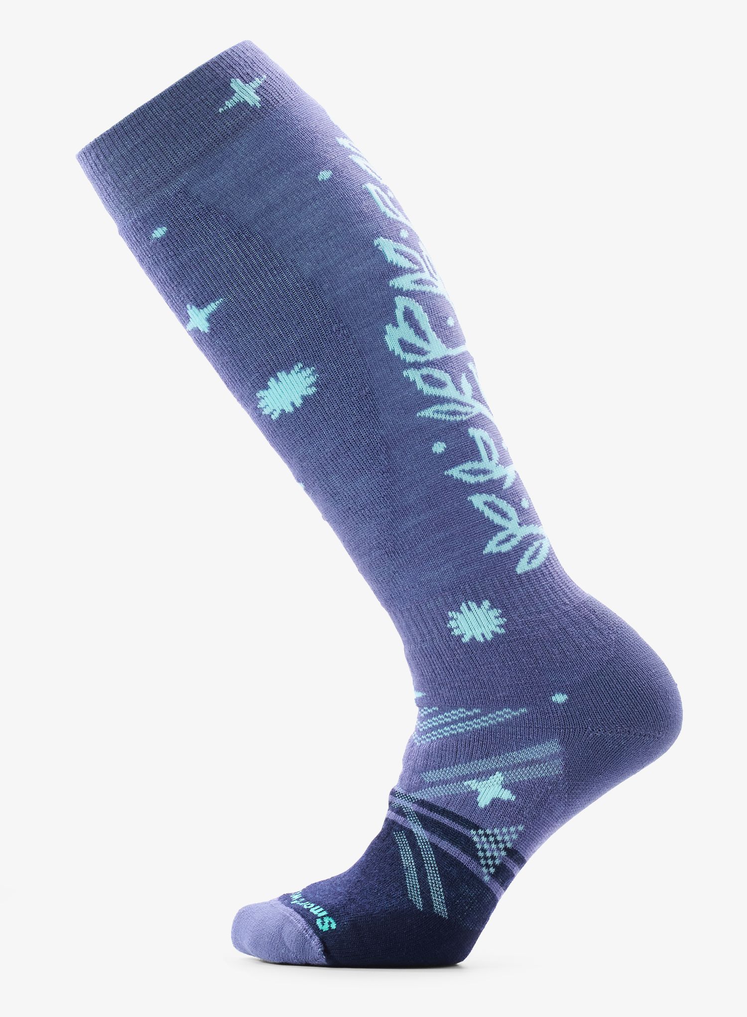 Skarpety narciarskie damskie Smartwool Ski Fc Ice Blossom Otc blue 38-41