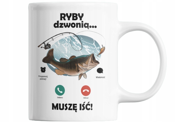 

Kubek Ciekawy Dla Wędkarza Ryby Dzwo