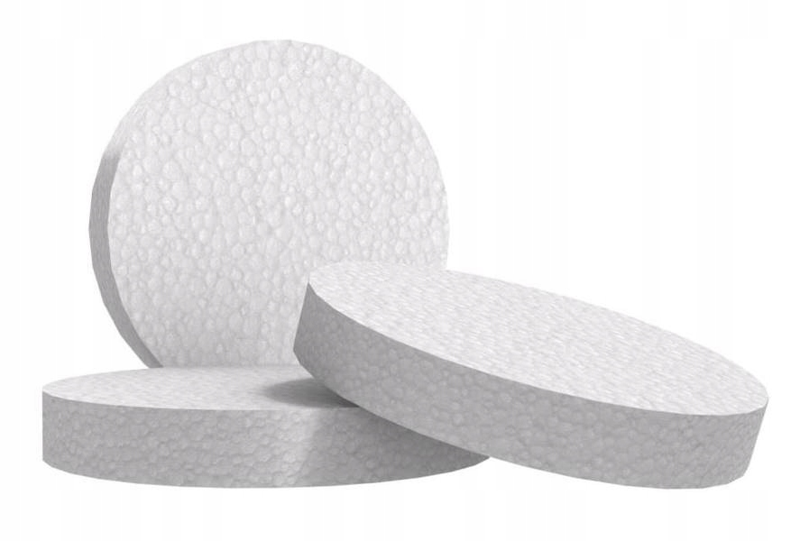 Zaślepka kształtka styropianowa biała 100