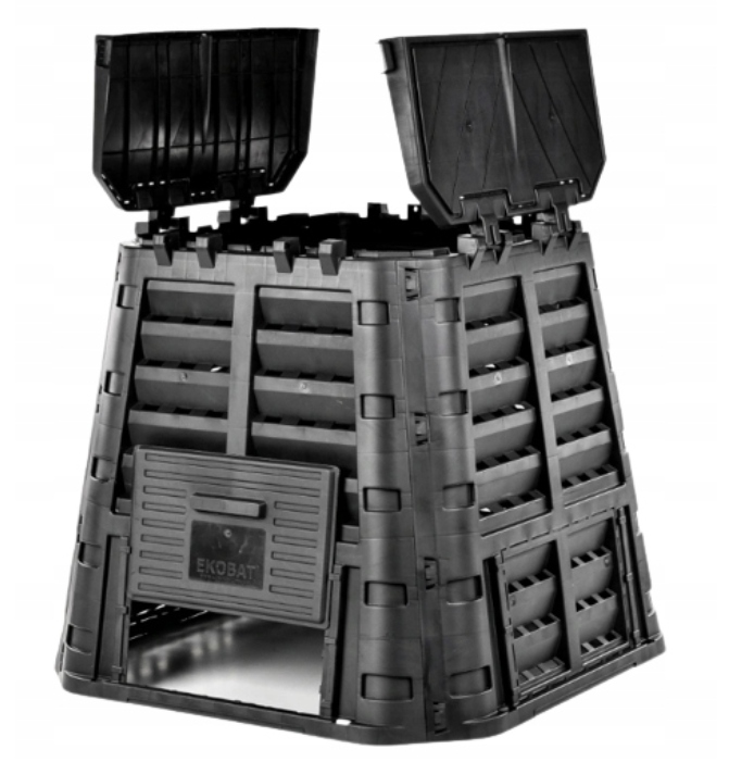 KOMPOSTOWNIK OGRDOWY FUNKCJONALNY DUŻA POJEMNOŚĆ WYSKOKA JAKOŚC Producent Ekobat