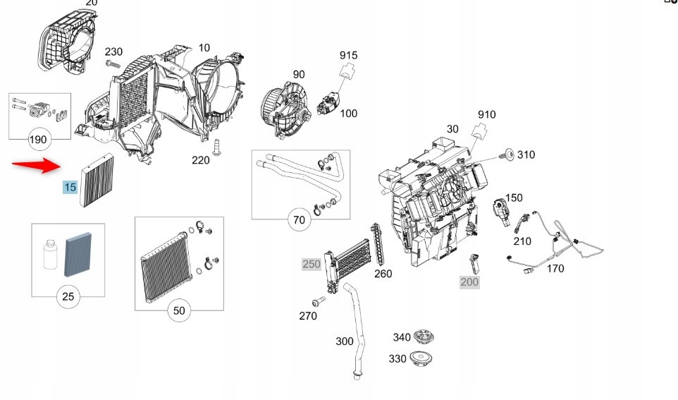 Uhlíkový Kabinový Filtr Mercedes Sprinter Mercedes Oe A9108300802