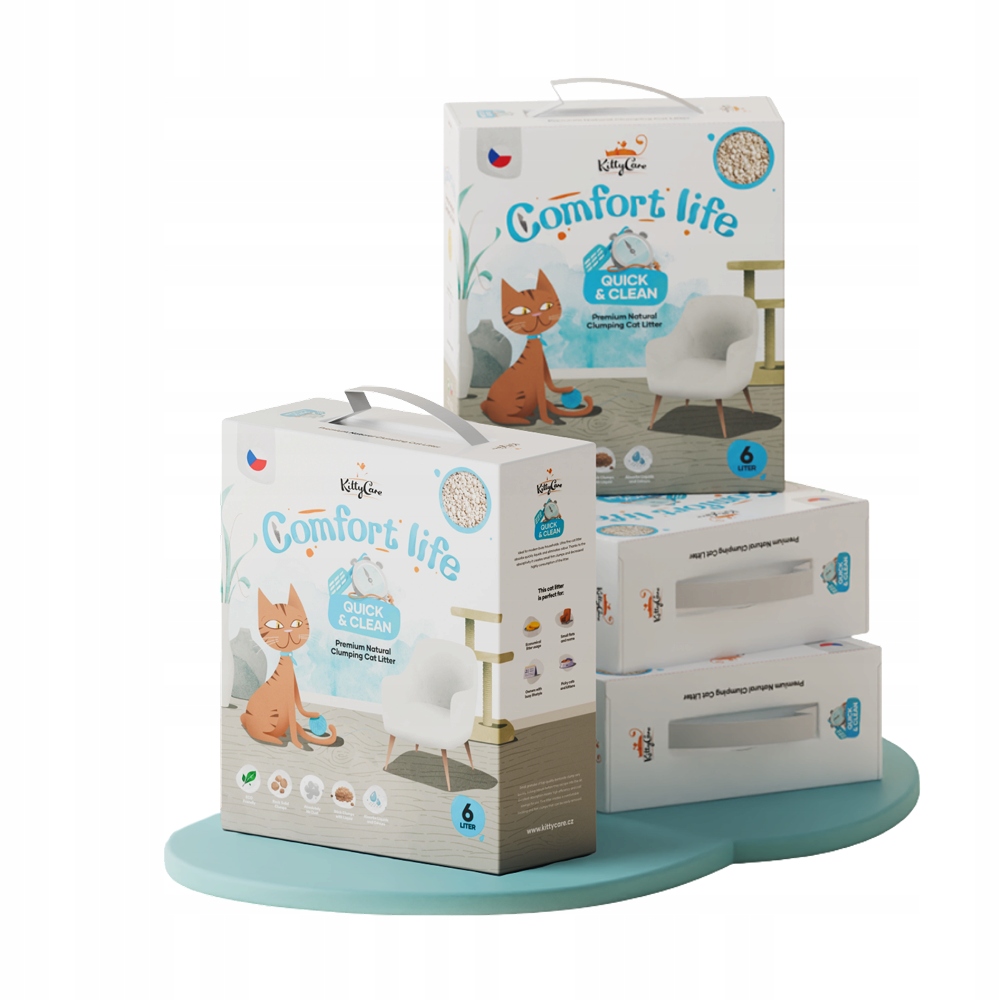 Levně 4x Stelivo Quick & Clean, 6 l