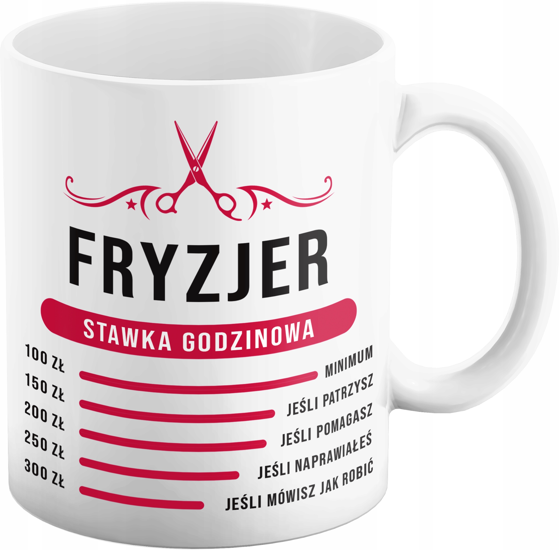 

Kubek Fryzjer Stawka Śmieszny 330 ML