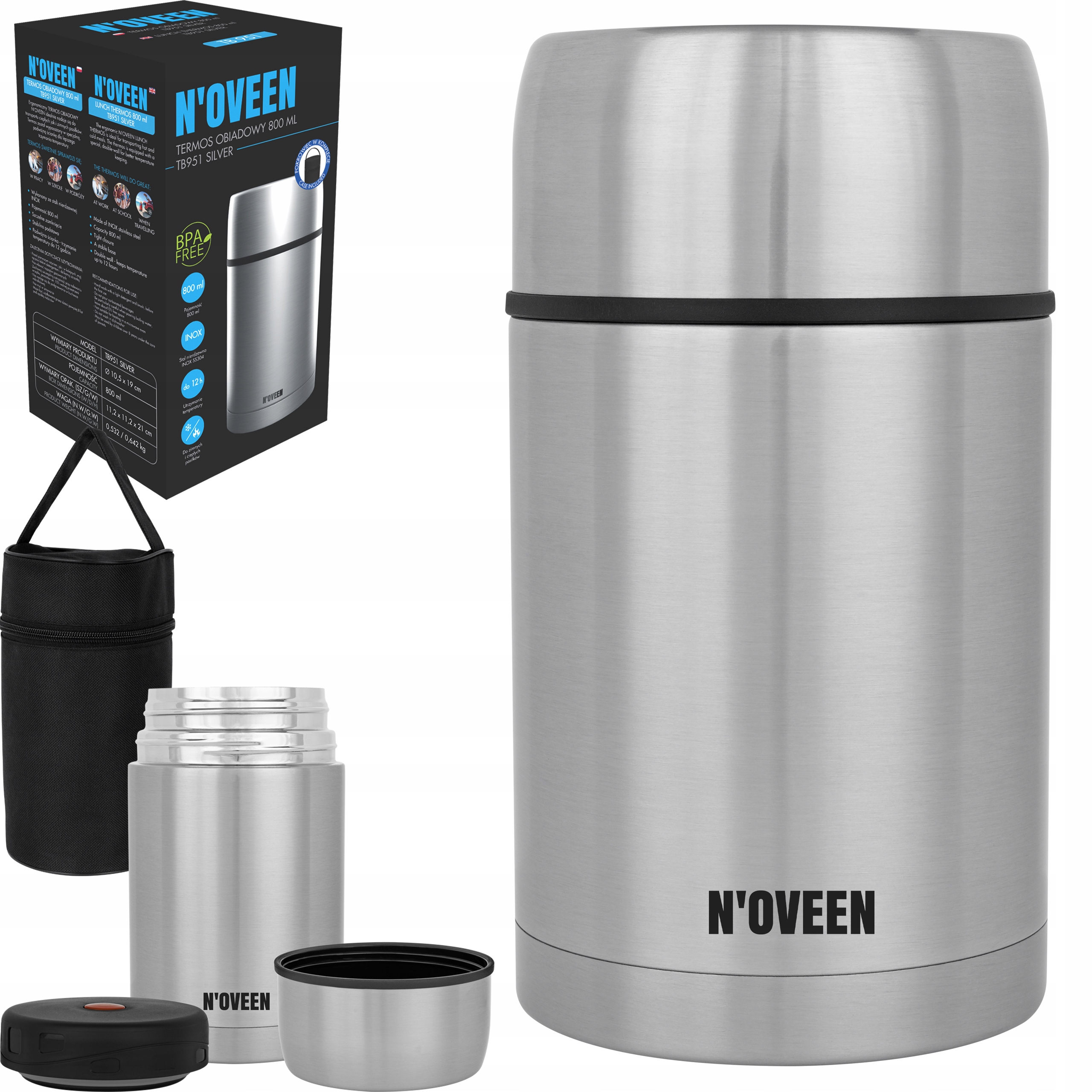 

Termos Obiadowy Na Zupę Menażka Lunchbox Inox