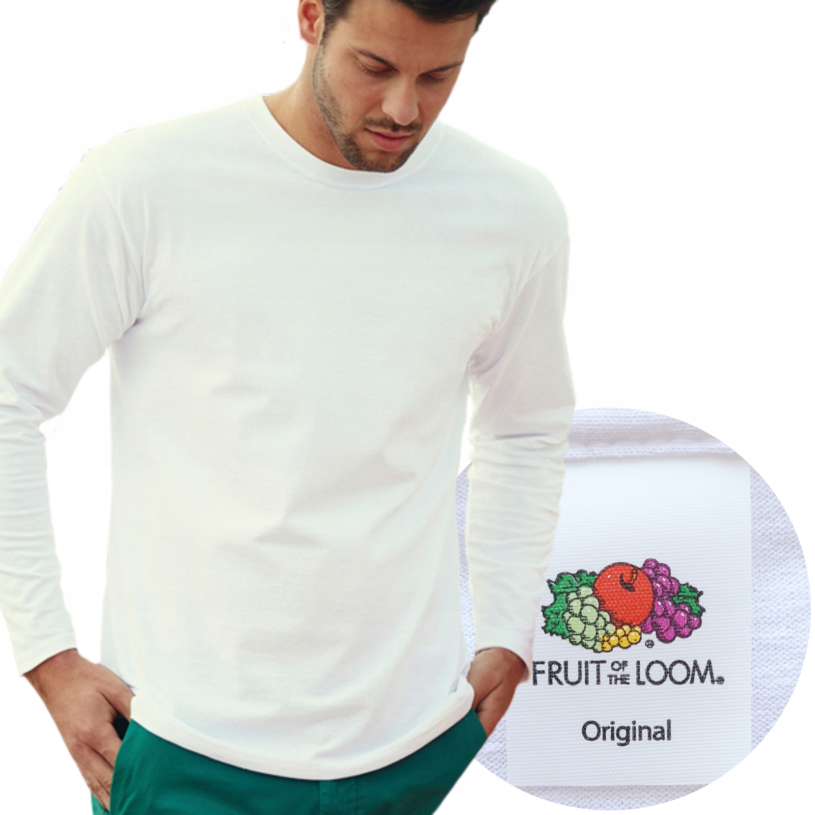 

Koszulka Z Długim Rękawem Fruit white XXL