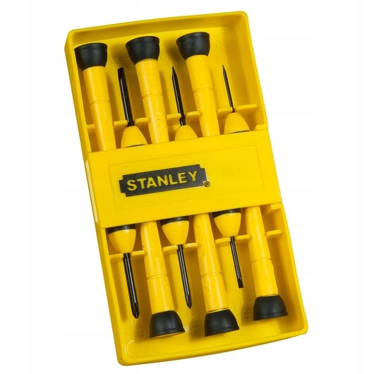 

Wkrętaki Zegarmistrzowskie 6 Sztuk Zestaw Stanley