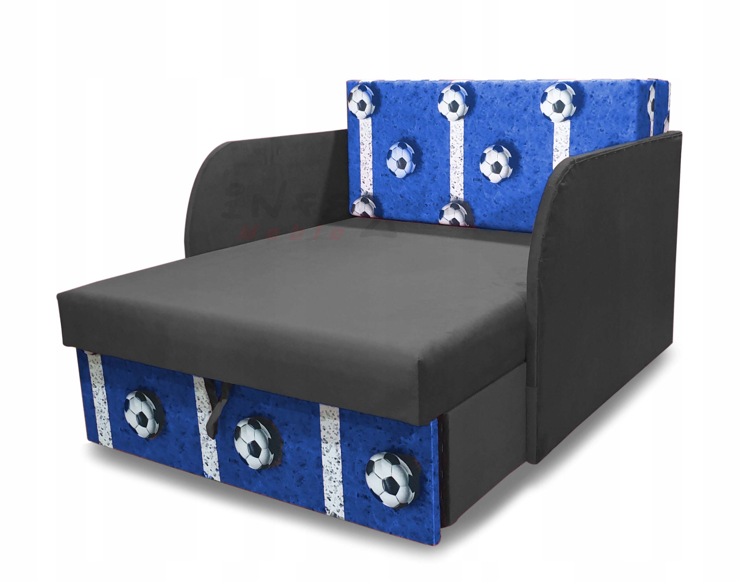 Rozkładany fotel dziecięcy, łóżko dla dziecka sofa Typ sofa (kanapa)