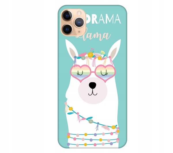 

Etui pokrowiec do iPhone 11 Pro Max No drama llama