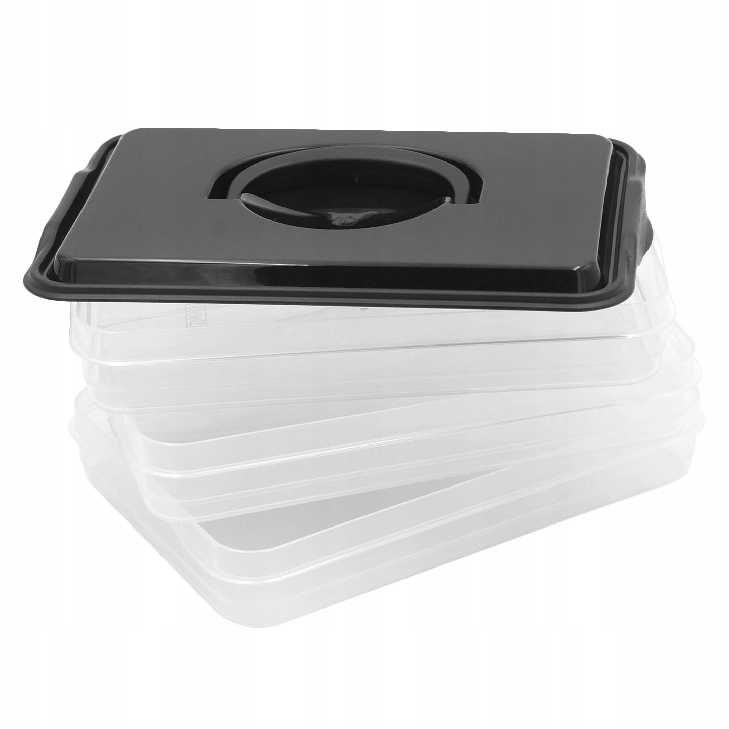 

Pojemnik Na Wędliny Sery 3 poziomy czarny