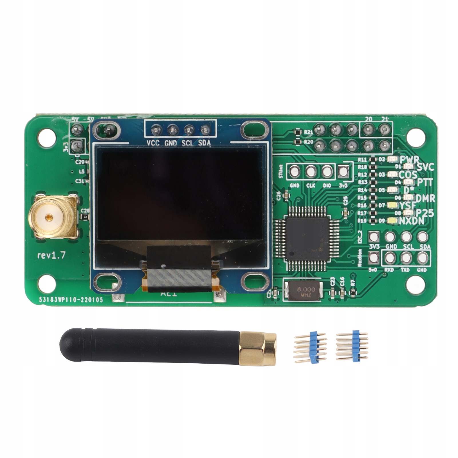 Modul Uhf Vhf Uv MMDVM Hotspot rozhraní pro Dmr P25 Ysf Dstar Raspberry Pi