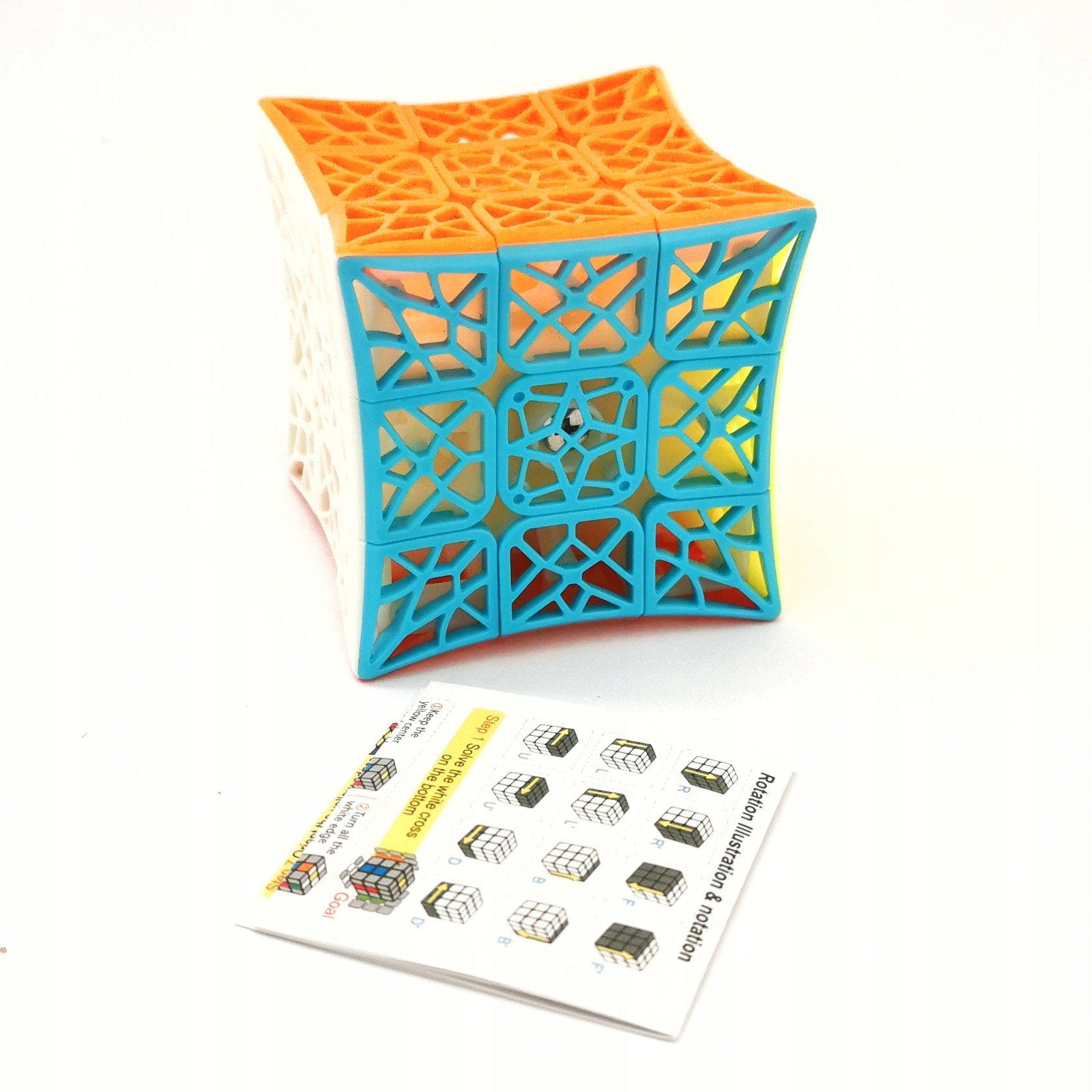 Kostka QiYi DNA Cube - Concave 3x3x3 Stickerless Kod producenta QIYI-394-7-DNA-CONC.