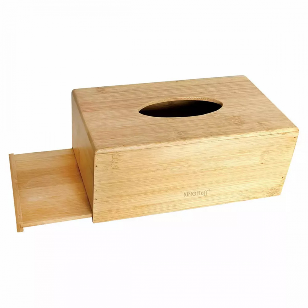 POJEMNIK BAMBUSOWY NA CHUSTECZKI KINKGHOFF KH-1690 Stan opakowania oryginalne