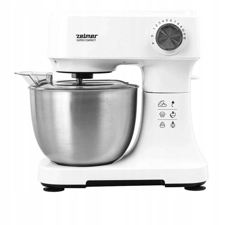 Robot Planetarny Kuchenny ZKR1340 Mikser Zelmer Kompaktowy Misa 3,5L 600W
