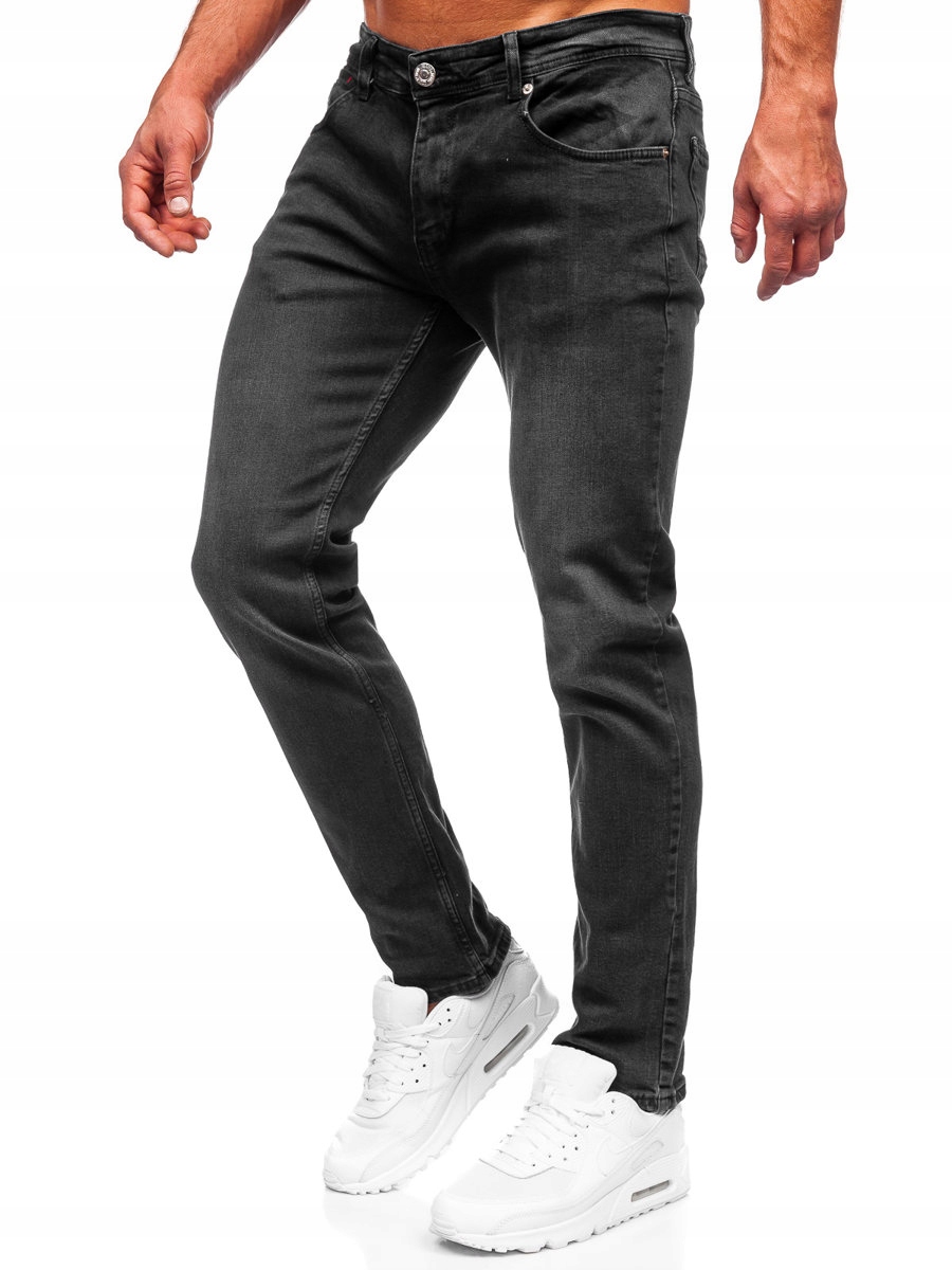 

Spodnie Jeansowe Męskie Czarne 6693R DENLEY_32/M