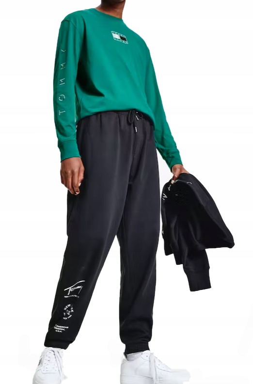 BLUZA TOMMY HILFIGER DŁUGI RĘKAW DM0DM12554 r.S Rozmiar S