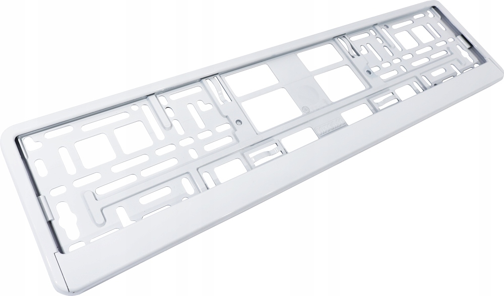 Ramka RAMKI pod tablice rejestracyjne UE BIAŁA