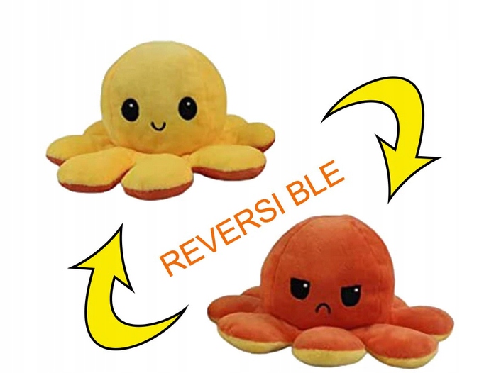 

Maskotka Pluszak Dwustronna Ośmiornica 10CM