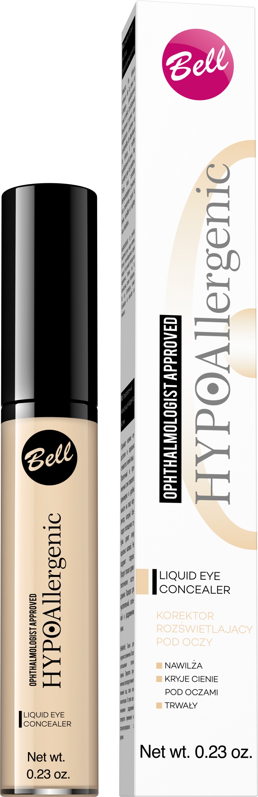 

Bell Hypoallergenic Korektor pod oczy 01 Natural