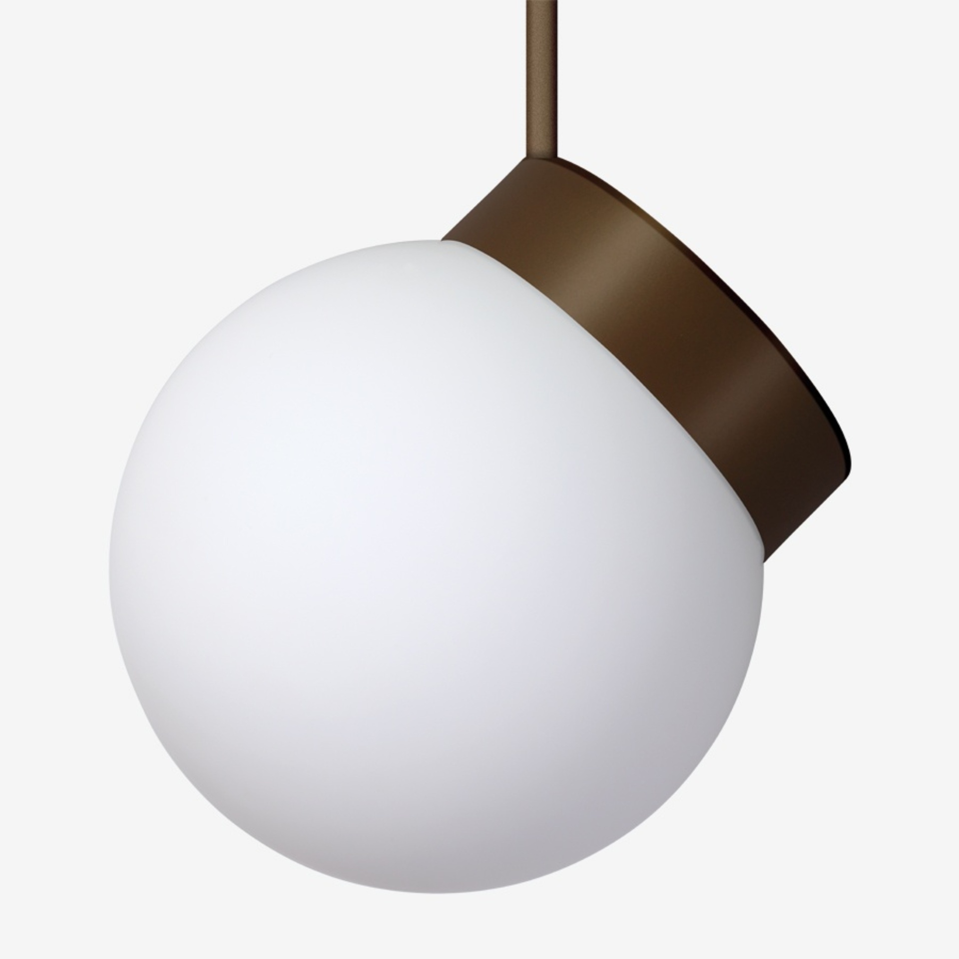 Lucis závesné svietidlo Polaris Ztr 13,3 W Led 3000K sklo bronz opál ZTR.L1.2