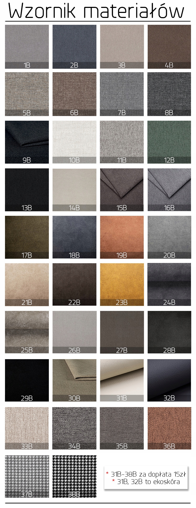 6 krzeseł + stół rozkładany do 160 cm BLAT BETON Szerokość siedziska 43 cm