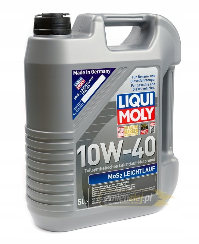 Olej silnikowy Liqui Moly 10W40 MoS2 (2184) 5L
