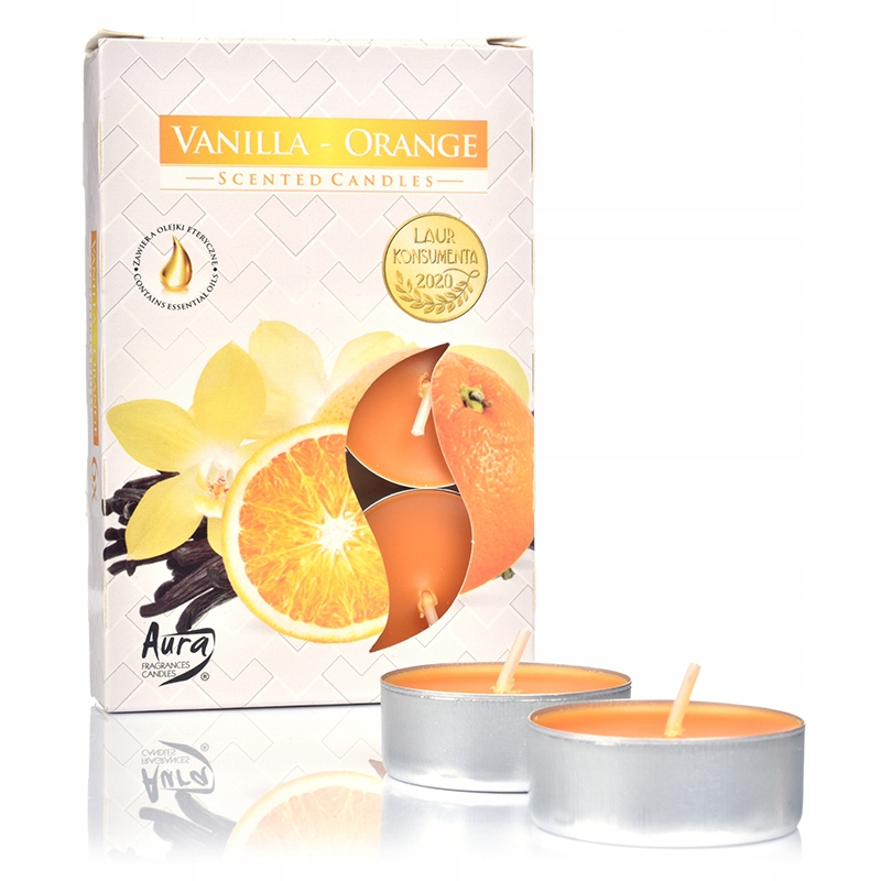 

Podgrzewacze Zapachowe Vanilla Orange 6szt