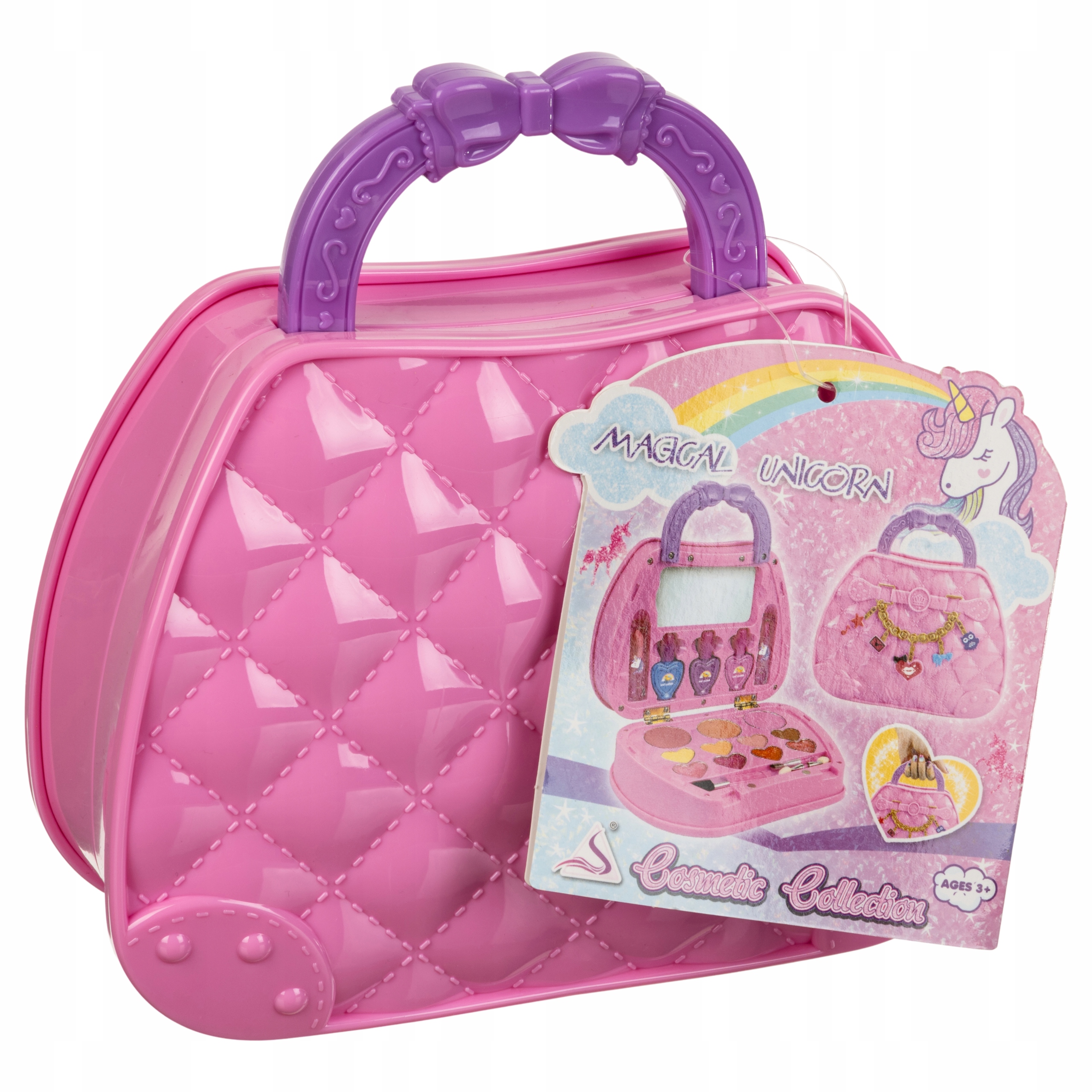 ZESTAW KOSMETYKÓW DO MAKIJAŻU PAZNOKCI MakeUp CIENIE LAKIERY SZMINKI KUFER Bohater brak