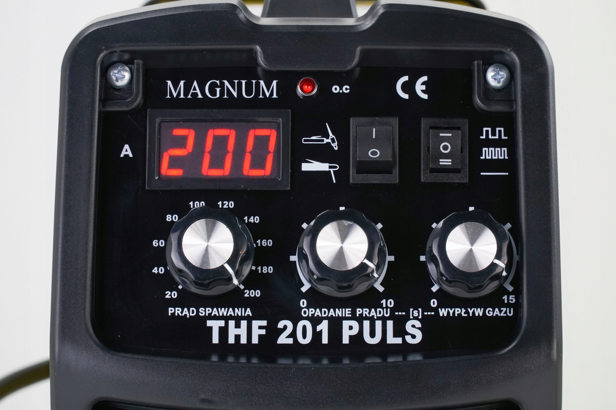 Spawarka inwertorowa TIG DC 200A 230V MAGNUM 200P Rodzaj spawarka inwertorowa