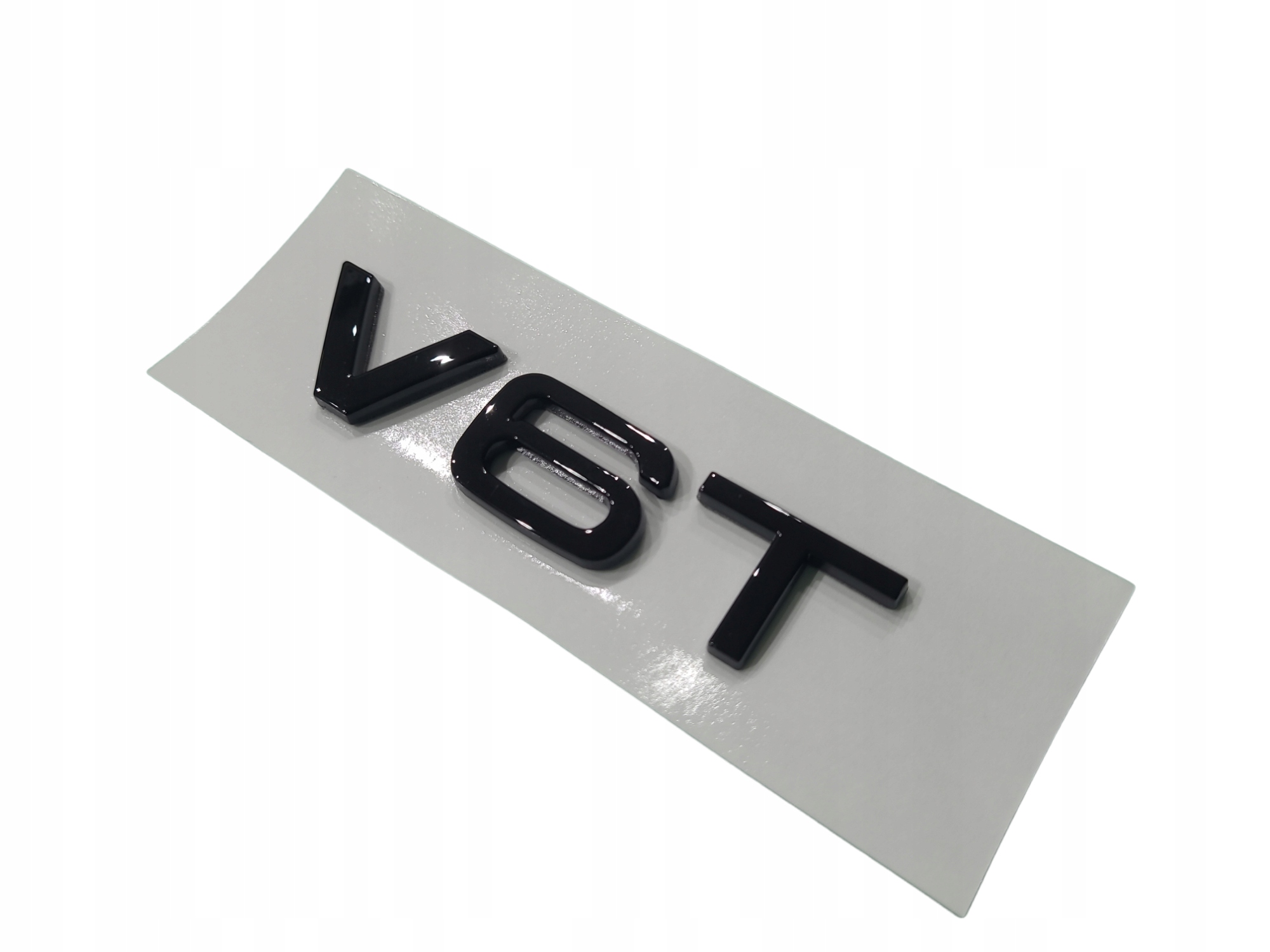 

Emblemat V6 T do Audi Black Glossy