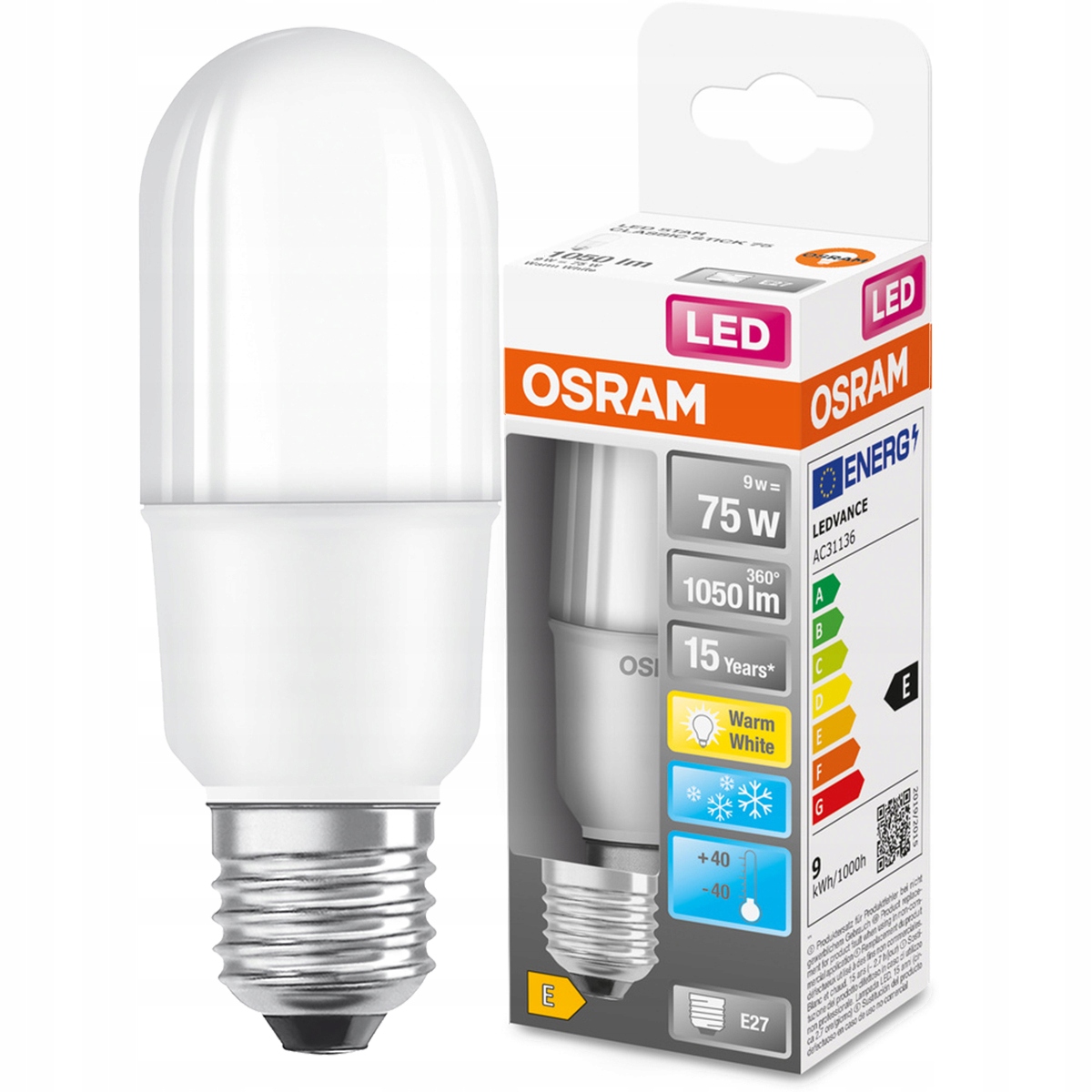 

Żarówka Osram Led Star Stick rurka 10W 2700K E27