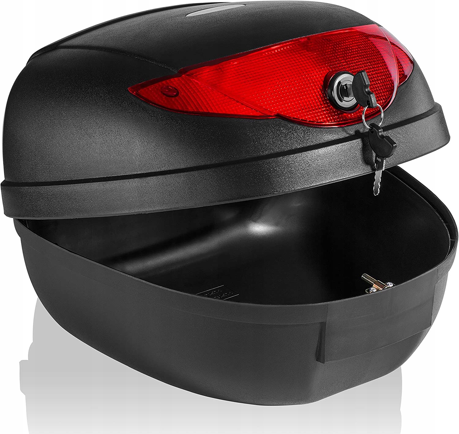 KUFER BAGAŻNIK NA KASK ODPINANY SKUTER ZIPP ROMET Kolor czarny