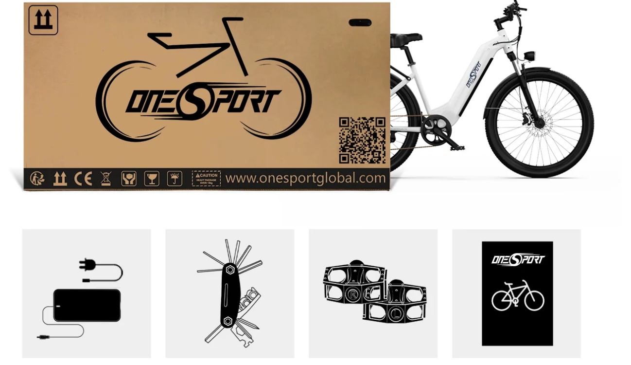Rower Elektryczny Onesport OT05 36V 18.2Ah hydrauliczny hamulec tarczowy Marka Onesport