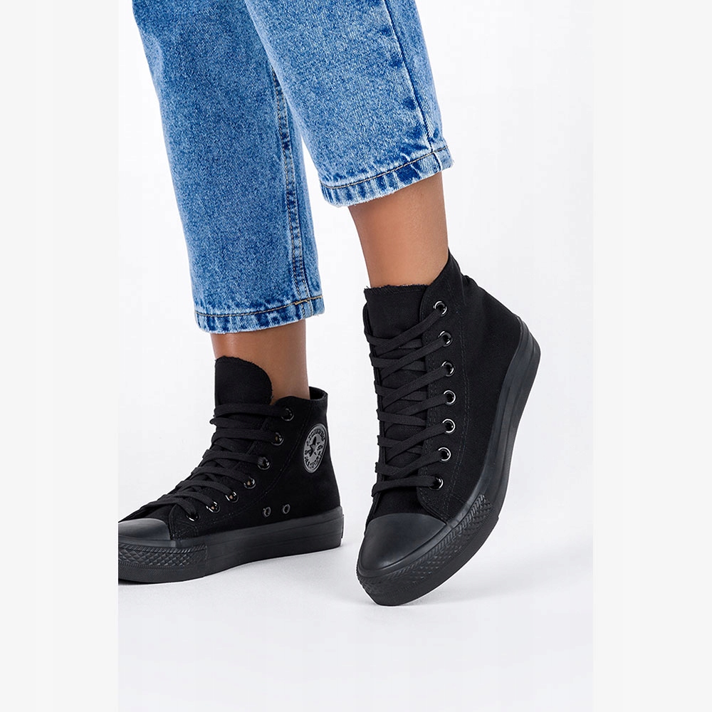 TRAMPKI TENISÓWKI BUTY SPORTOWE DAMSKIE WYSOKIE 40 Płeć kobieta