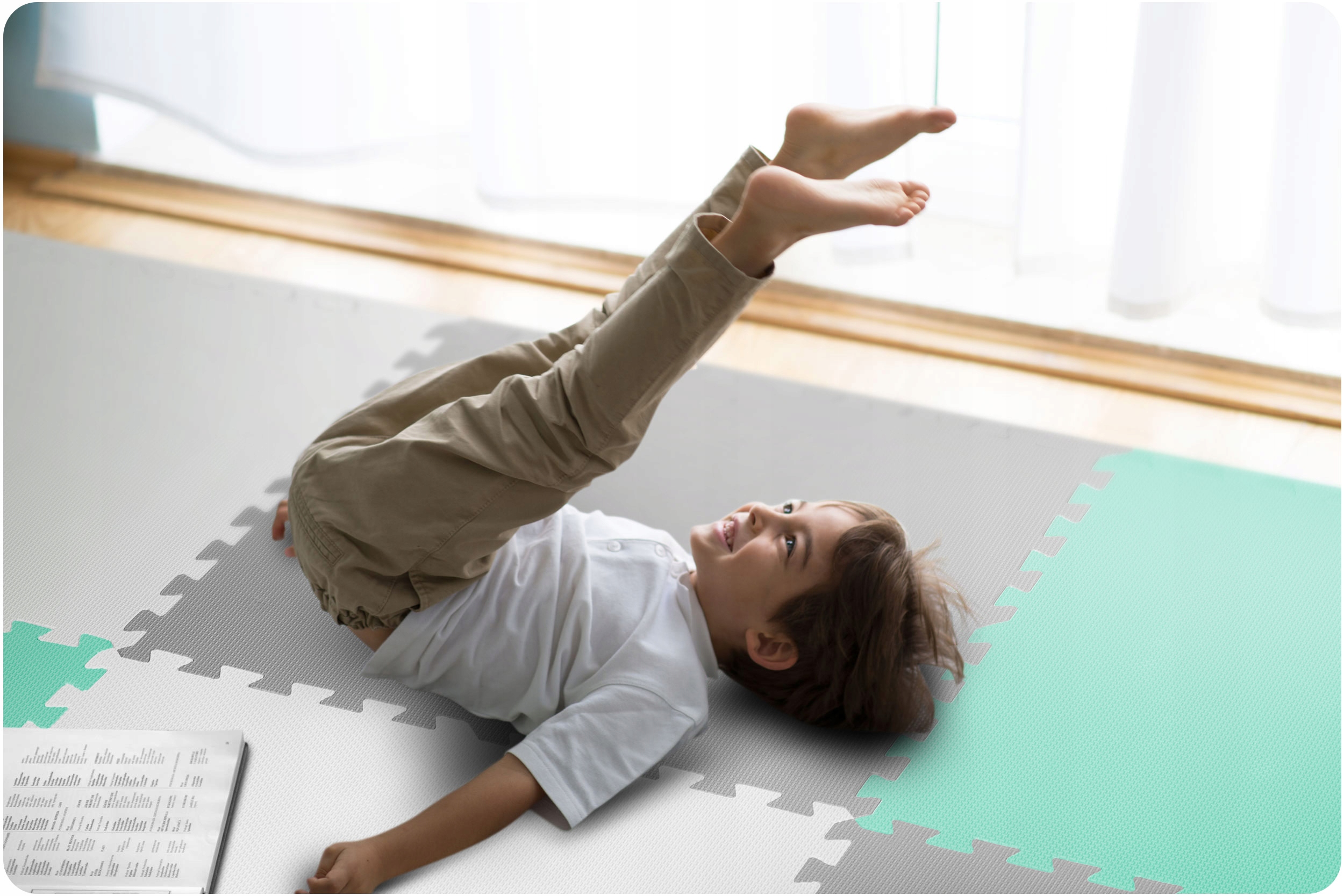 MATA PIANKOWA PUZZLE EDUKACYJNA GRUBA 180x180cm Kod producenta 7499