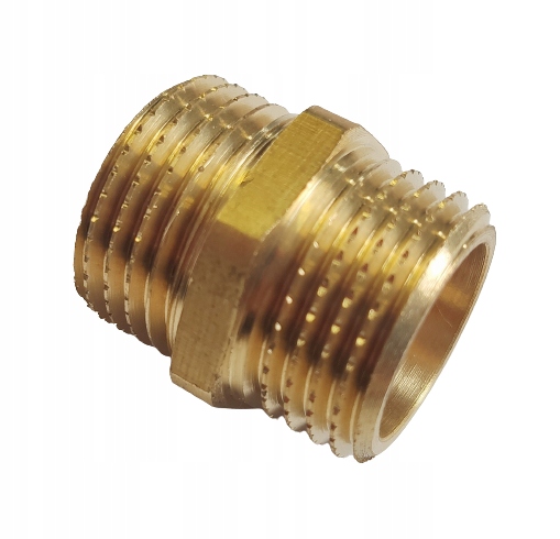 

Mosiężny Nypel 1/2" Mocny Polski DN15