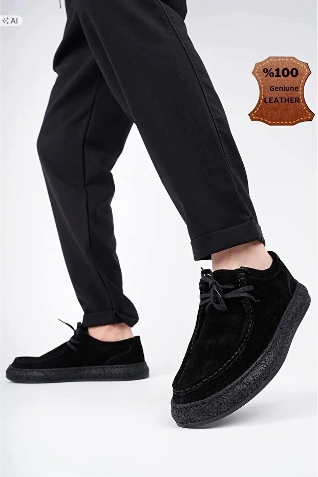 Měkké Semišové Pánské Polobotky V Elegantním Stylu 40 5IA